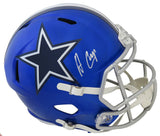 Amari Cooper Signed Dallas Cowboys FLASH Riddell Full Size Speed Replica Helmet - (JSA)