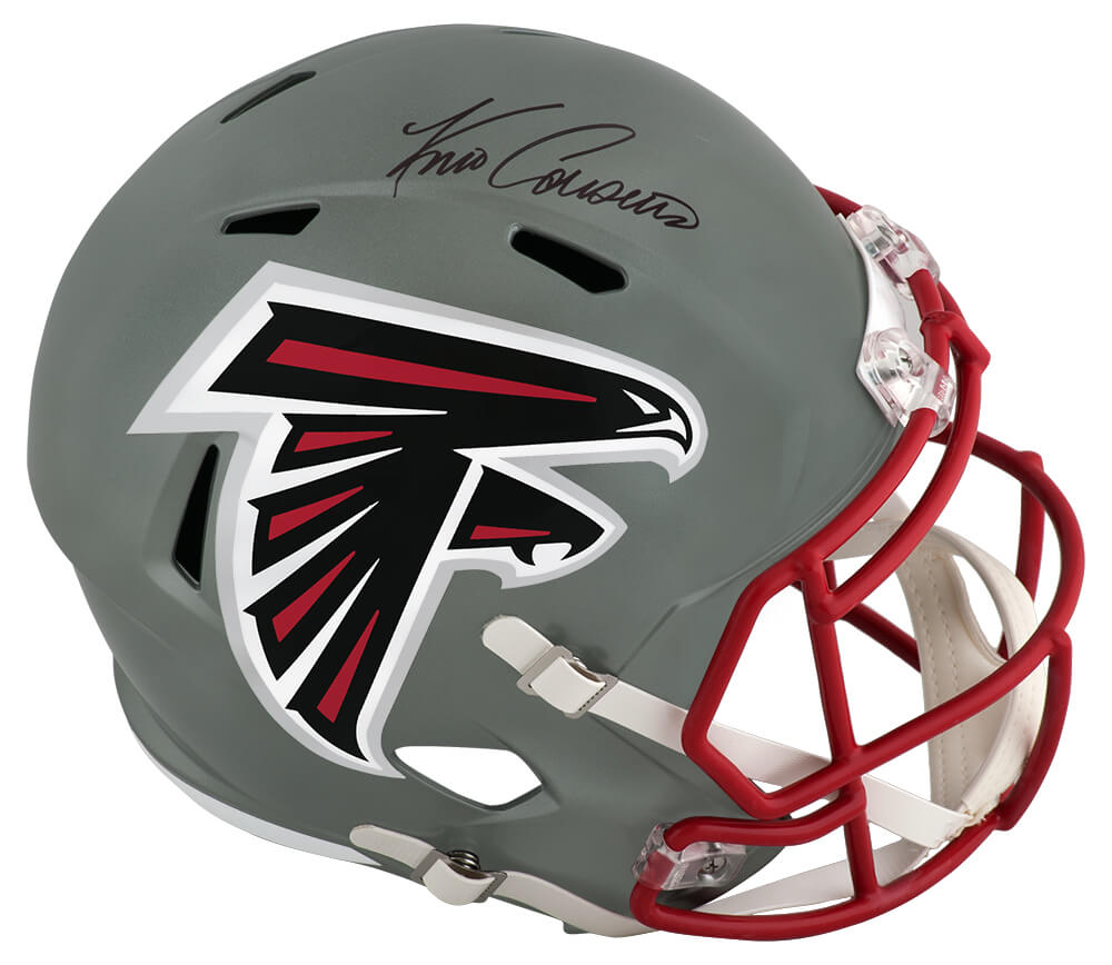Kirk Cousins Signed Atlanta Falcons FLASH Riddell Full Size Speed Replica Helmet - (Fanatics)