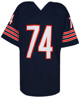 Jim Covert Signed Navy Throwback Custom Football Jersey w/HOF'20
