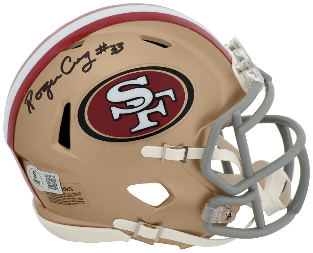Roger Craig Signed San Francisco 49ers Riddell Speed Mini Helmet - (Beckett)