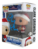 Chevy Chase Christmas Vacation Signed Funko Pop Vinyl Figure BAS Wit #WA33651