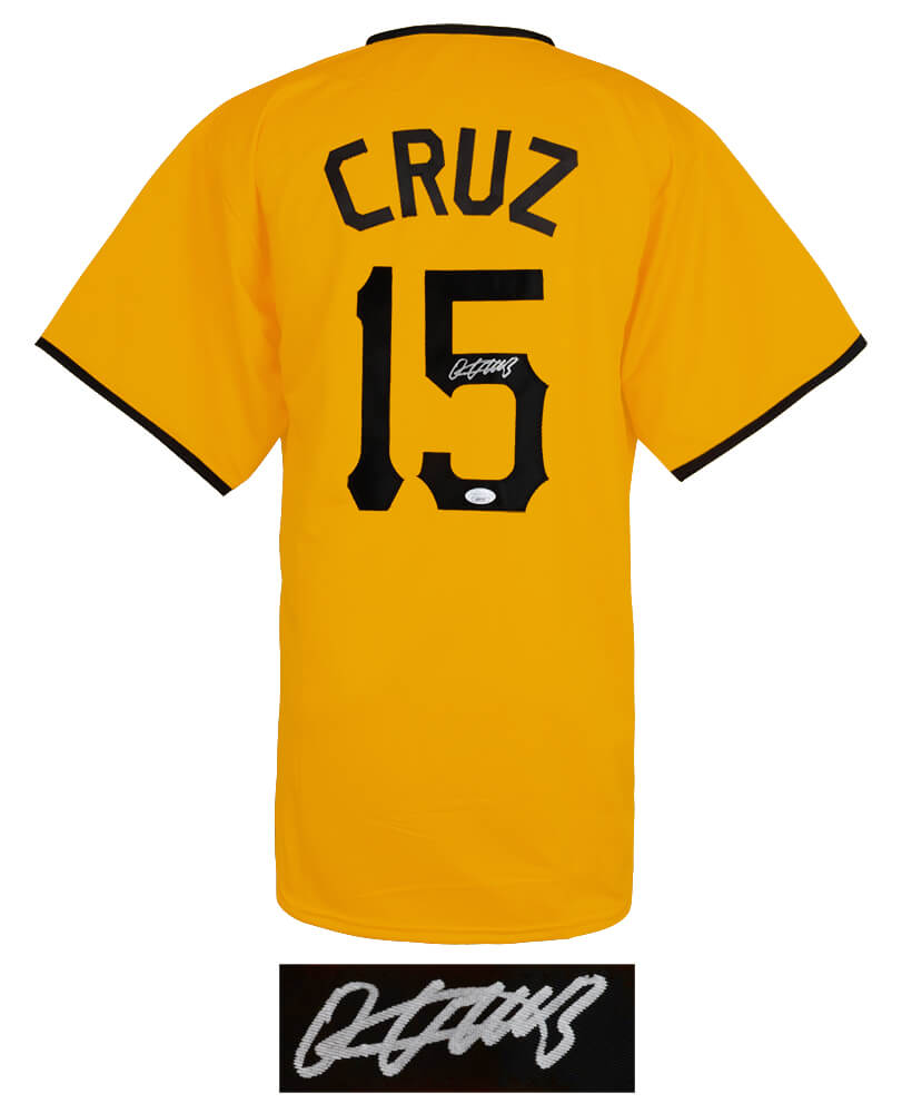 Oneil Cruz Signed Yellow Custom Baseball Jersey - (JSA)