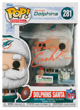 Larry Csonka Signed Miami Dolphins SANTA Funko Pop Doll #281