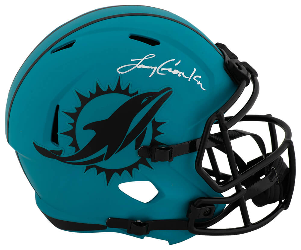 Larry Csonka Signed Miami Dolphins RAVE Riddell Full Size Speed Replica Helmet