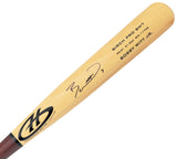 Bobby Witt Jr. Autographed Blonde Homewood Game Model Bat Kansas City Royals Beckett BAS QR Stock #199422