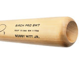 Bobby Witt Jr. Autographed Blonde Homewood Game Model Bat Kansas City Royals Beckett BAS QR Stock #199422