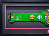 Mike Tyson Autographed Framed WBC World Championship Green Belt Beckett BAS QR Stock #224816