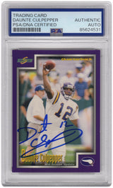 Daunte Culpepper Signed Vikings 1999 Score Supplemental Rookie Football Card #S83 - (PSA Encapsulated)