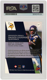 Daunte Culpepper Signed Vikings 1999 Edge Rookie Football Trading Card #177 - (PSA Encapsulated)