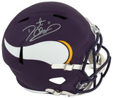 Daunte Culpepper Signed Minnesota Vikings Throwback Riddell Full Size Speed Replica Helmet