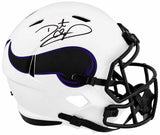 Daunte Culpepper Signed Minnesota Vikings LUNAR Riddell Full Size Speed Replica Helmet