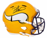 Daunte Culpepper Signed Minnesota Vikings FLASH Riddell Full Size Speed Replica Helmet