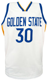 Stephen Curry Signed White Custom Basketball Jersey - (JSA)