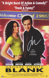 John Cusack Signed Grosse Pointe Blank 11x17 Movie Poster