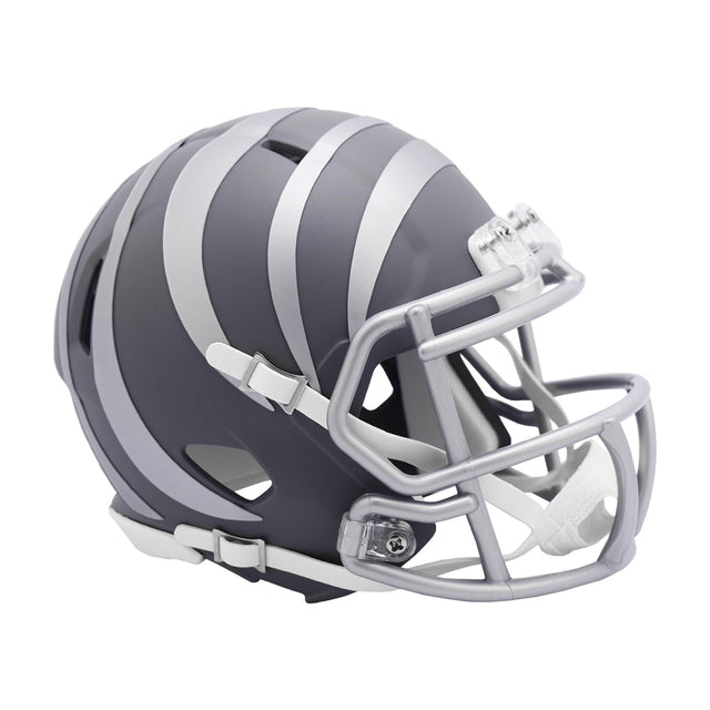 Cincinnati Bengals SLATE Mini Football Helmet Riddell NFL