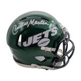 Curtis Martin Signed Authentic New York Jets NFL Mini Helmet