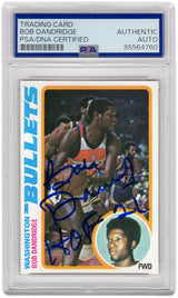 Bob Dandridge Signed Bullets 1978 Topps Basketball Trading Card #92 w/HOF'21 - (PSA Encapsulated)