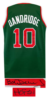 Bob Dandridge Signed Green Throwback Custom Basketball Jersey w/HOF'21
