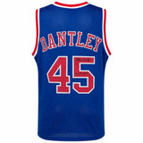 Adrian Dantley Signed Blue Throwback Custom Basketball Jersey w/HOF 2008