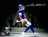 Jaxson Dart Signed New York Giants Rushing Touchdown Spotlight Action 8x10 Photo - (Fanatics)