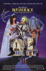 Geena Davis Signed Beetlejuice 11x17 Movie Poster