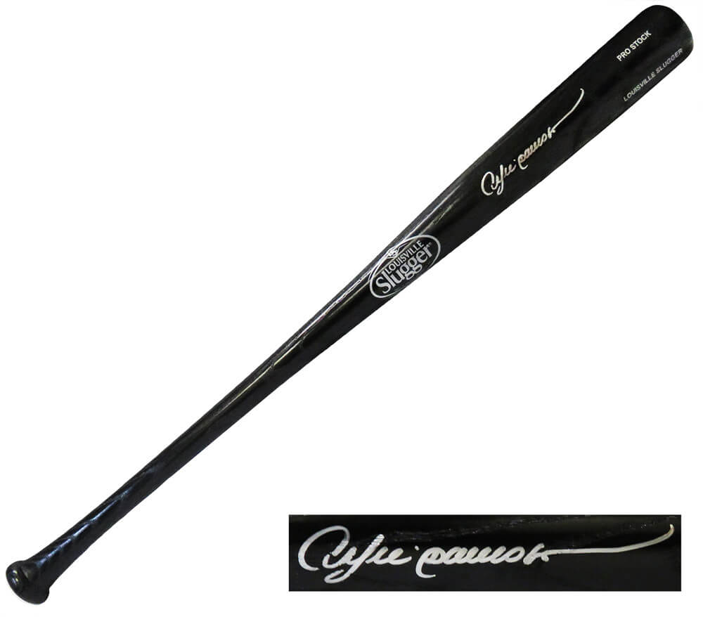 Andre Dawson Signed Louisville Slugger Black Baseball Bat