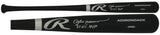 Andre Dawson Signed Rawlings Pro Black Baseball Bat w/87 NL MVP
