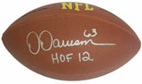 Dermontti Dawson Signed Wilson Touchdown Full Size NFL Football w/HOF 12