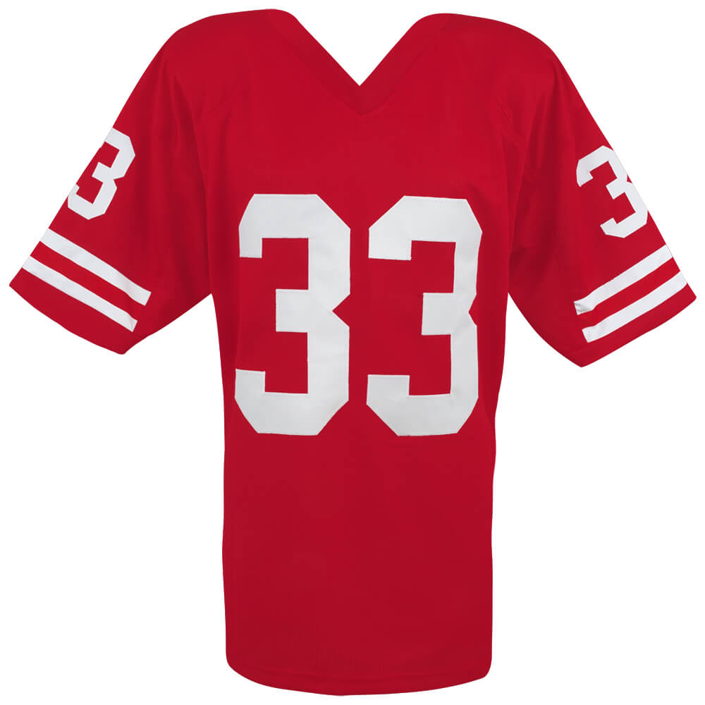 Ron Dayne Signed Red Custom Jersey w/99H