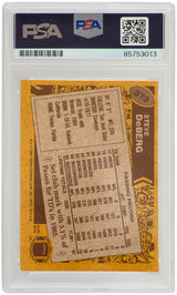 Steve Deberg Signed Buccaneers 1986 Topps Football Trading Card #373 - (PSA Encapsulated)