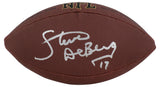 Steve DeBerg Signed Wilson Super Grip Full Size NFL Football