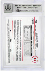 Elly De La Cruz Signed Cincinnati Reds 2024 Topps Rookie Baseball Card #238 - (Beckett / Auto Grade 10)