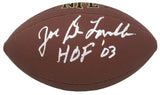 Joe DeLamielleure Signed Wilson Super Grip Full Size NFL Football w/HOF'03