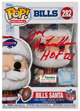 Joe DeLamielleure Signed Buffalo Bills Santa Funko Pop Doll #282 w/HOF'03