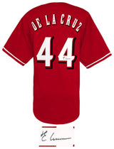 Elly De La Cruz Signed Red Custom Baseball Jersey - (Beckett)