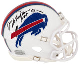 Joe DeLamielleure Signed Buffalo Bills White Riddell Speed Mini Helmet w/HOF'03