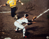 Rick Dempsey Signed Baltimore Orioles 1983 World Series Play At Plate 16x20 Photo w/MVP 83 WS
