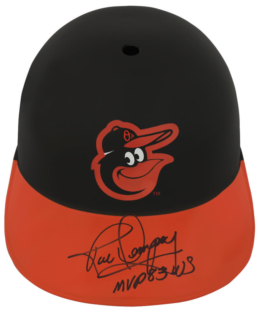 Rick Dempsey Signed Baltimore Orioles Souvenir Replica Baseball Batting Helmet w/MVP 83 WS