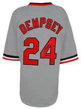 Rick Dempsey Signed Grey Throwback Custom Baseball Jersey w/MVP 83 WS