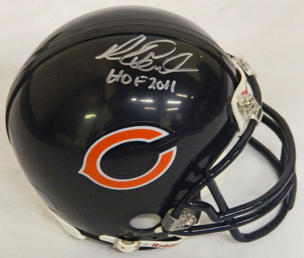 Richard Dent Signed Bears Riddell Replica Mini Helmet w/HOF 2011