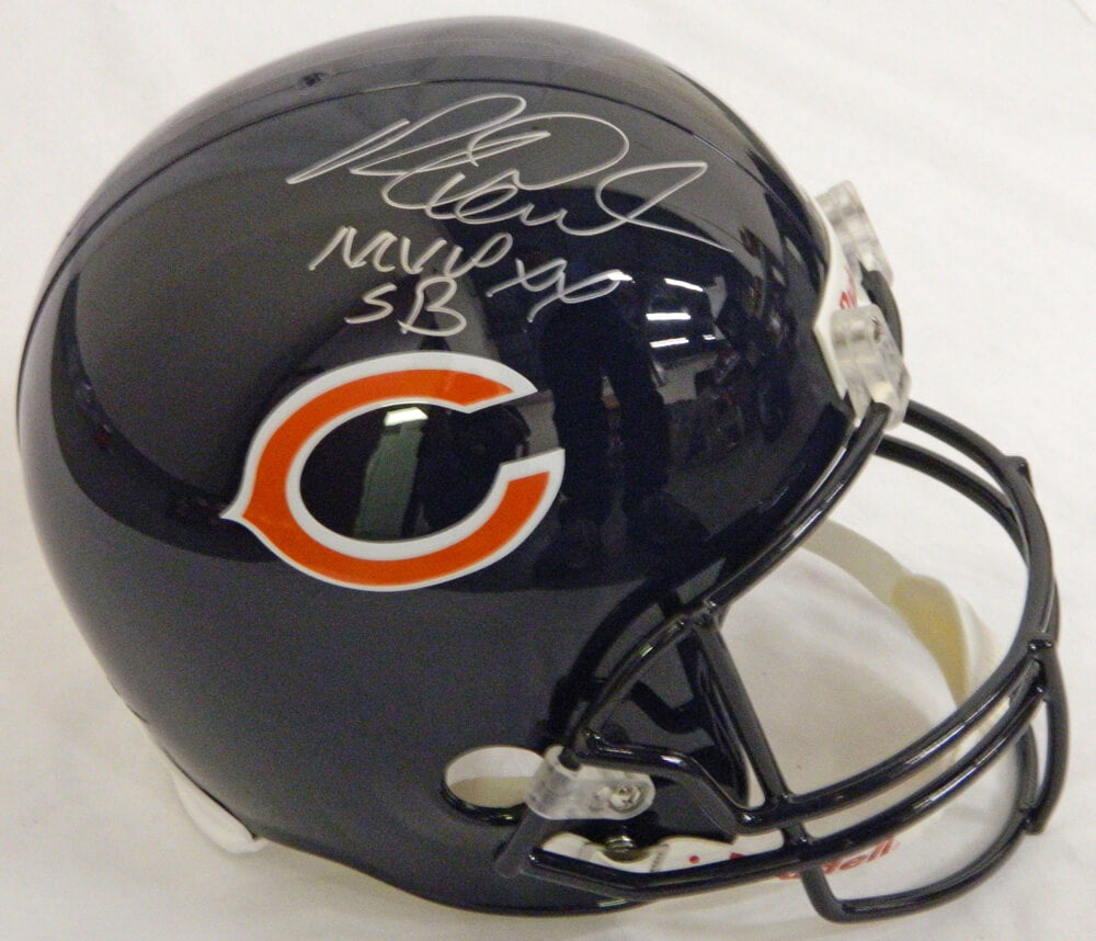 Richard Dent Signed Bears Riddell F/S Replica Helmet w/SB XX MVP