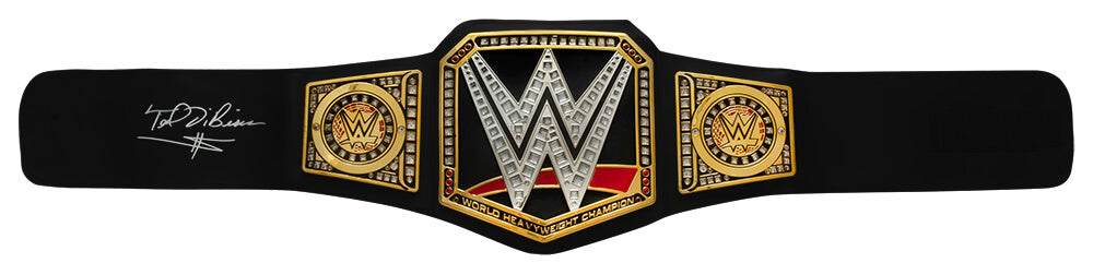 Ted DiBiase Signed WWE World Championship Replica Wrestling Belt