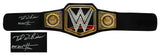 Ted DiBiase Signed WWE World Championship Replica Wrestling Belt w/HOF 2010