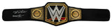 Ted DiBiase Signed WWE World Championship Replica Wrestling Belt w/HOF 2010