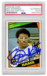 Eric Dickerson Signed Los Angeles Rams 1984 Topps Rookie Card #280 w/HOF'99 - (PSA/DNA Encapsulated)