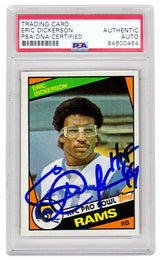 Eric Dickerson Signed Los Angeles Rams 1984 Topps Rookie Card #280 w/HOF'99 - (PSA/DNA Encapsulated)