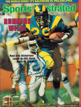 Eric Dickerson Signed Rams "Running Wild" Sports Illustrated 10/17/83 w/HOF'99