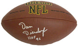 Dan Dierdorf Signed Wilson NFL Full Size Super Grip Football w/HOF 96