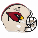 Dan Dierdorf Signed Arizona Cardinals RETRO Riddell Full Size Speed Replica Helmet w/HOF'96