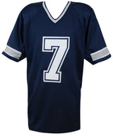 Trevon Diggs Signed Navy Custom Football Jersey